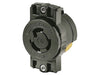 Bryant Single Locking Panel Mount Receptacle 15A 125V 1.94 Inch Center (4712BRY)