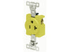 Bryant Single Receptacle Commercial/Industrial Grade 20A 125V 5-20R Yellow (5361CR)