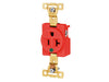 Bryant Single Receptacle Hospital Grade 20A 125V 5-15R Red (8310RED)