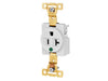 Bryant Single Receptacle Hospital Grade 20A 125V 5-15R White (8310W)