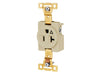 Bryant Single Receptacle Industrial Grade 20A 125V 5-20R Ivory (5361IGI)