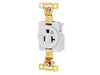 Bryant Single Receptacle Industrial Grade 20A 125V 5-20R White (5361IGW)