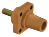 Bryant Single-Pole 300/400A Female Stud Receptacle Orange (HBLFRSO)