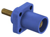 Bryant Single-Pole 300/400A Male Stud Receptacle Blue Threaded (HBLMRSCBL)