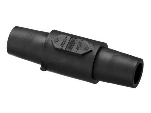 Bryant Single-Pole Double Female Connector Black (HBLDFBK)