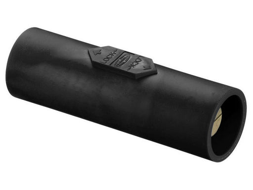 Bryant Single-Pole Double Male Connector Black (HBLDMBK)