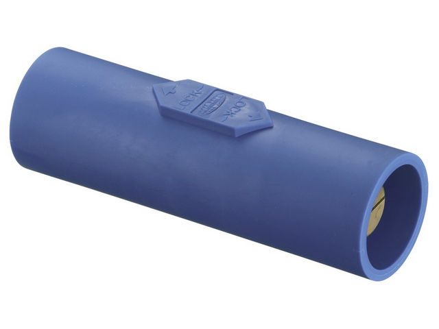 Bryant Single-Pole Double Male Connector Blue (HBLDMBL)