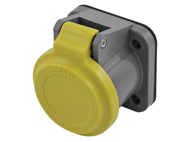 Bryant Single-Pole Non-Metallic Cover Yellow (HBLNCY)