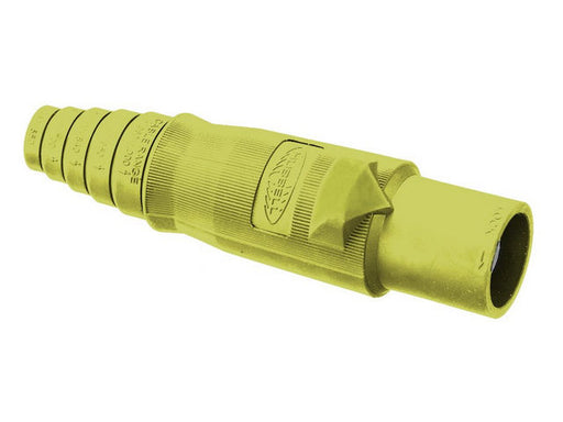 Bryant Single-Pole Replacement Body Male Plug Yellow (HBLMBY)