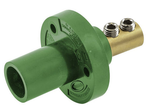 Bryant Single-Pole Series 15 Inlet Double Set Screw Termination Green (HBL15MRGN)