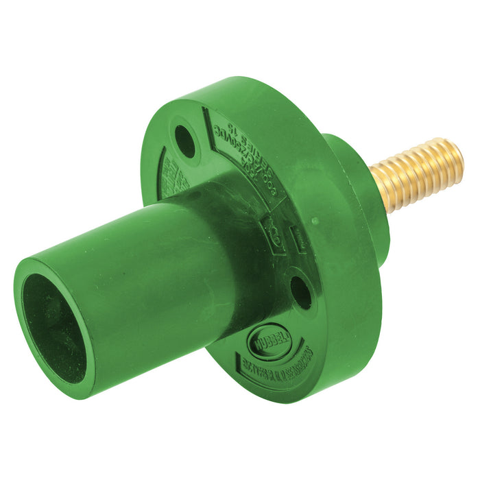 Bryant Single-Pole Series 15 Inlet Stud 150A Green (HBL15MRSGN)