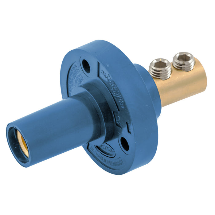 Bryant Single-Pole Series 15 Receptacle Double Set Screw Termination Blue (HBL15FRBL)