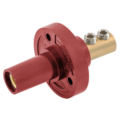 Bryant Single-Pole Series 15 Receptacle Double Set Screw Termination Red (HBL15FRR)