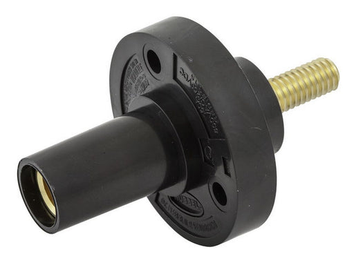 Bryant Single-Pole Series 15 Receptacle Stud 150A Black (HBL15FRSBK)