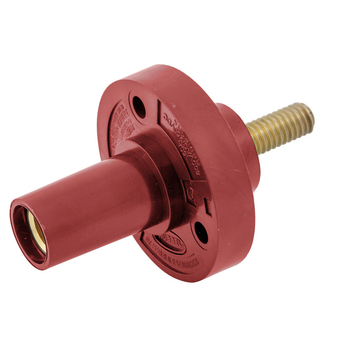 Bryant Single-Pole Series 15 Receptacle Stud 150A Red (HBL15FRSR)