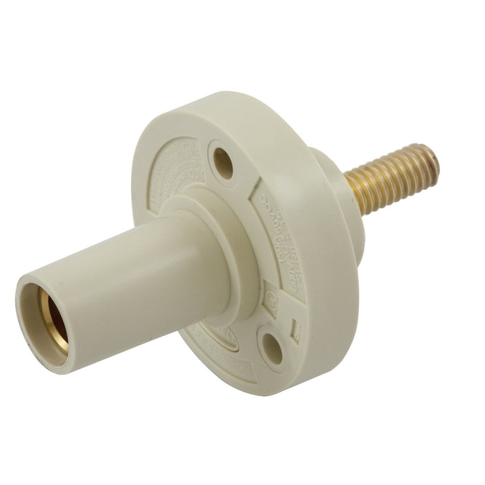 Bryant Single-Pole Series 15 Receptacle Stud 150A White (HBL15FRSW)