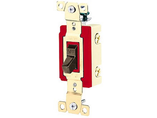 Bryant Single-Pole Toggle 20A 347VAC Brown (6901)