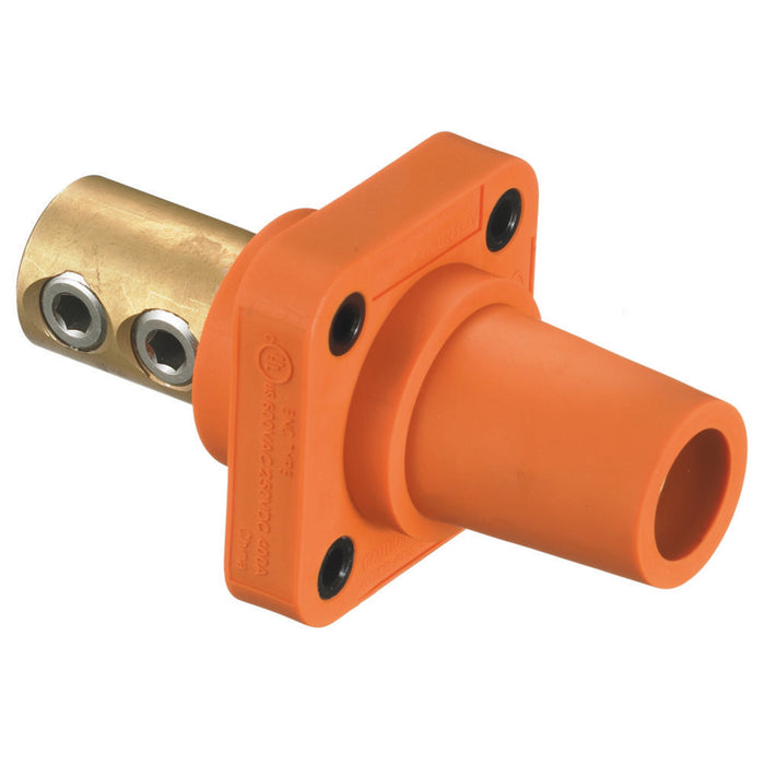 Bryant Single-Pole 300/400A Female Receptacle Screw Orange (HBLFRO)