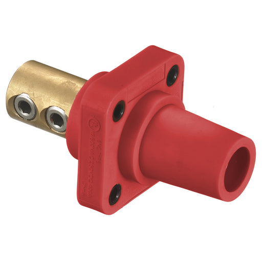 Bryant Single-Pole 300/400A Female Receptacle Screw Red (HBLFRR)