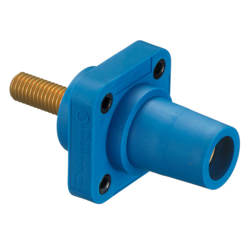 Bryant Single-Pole 300/400A Female Stud Receptacle Blue (HBLFRSBL)