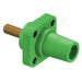 Bryant Single-Pole 300/400A Female Stud Receptacle Green (HBLFRSGN)