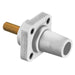 Bryant Single-Pole 300/400A Female Stud Receptacle White Threaded (HBLFRSCW)