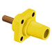 Bryant Single-Pole 300/400A Female Stud Receptacle Yellow (HBLFRSY)