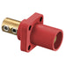 Bryant Single-Pole 300/400A Male Receptacle Set Screw Red (HBLMRR)