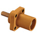 Bryant Single-Pole 300/400A Male Stud Receptacle Orange Threaded (HBLMRSCO)