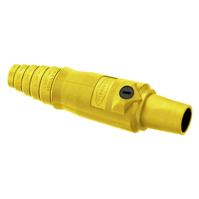 Bryant Single-Pole 400A Female Plug Yellow (HBL400FY)