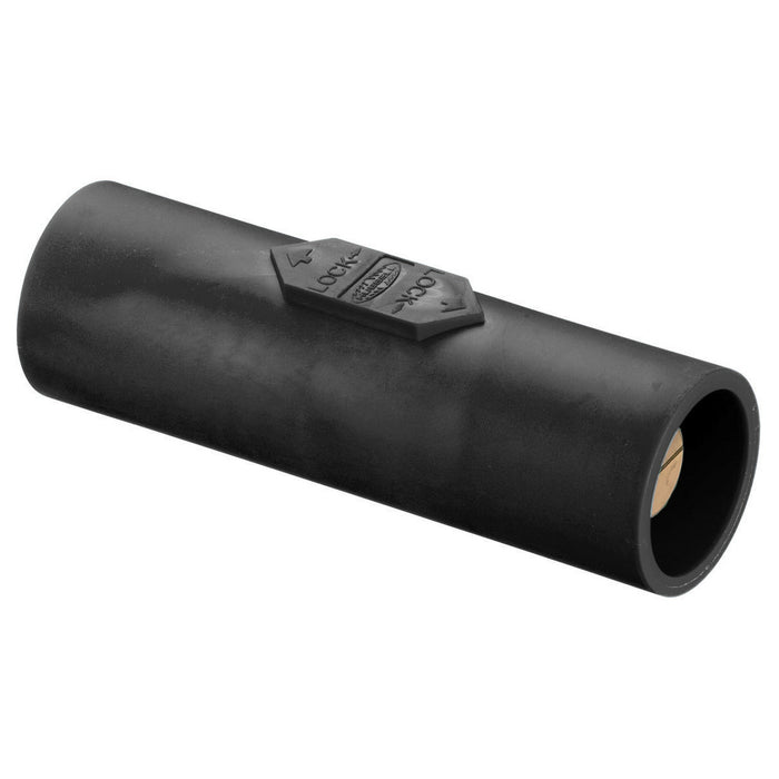 Bryant Single-Pole Double Male Connector Black (HBLDMBK)