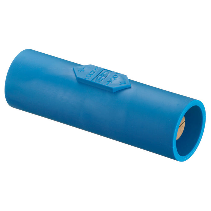 Bryant Single-Pole Double Male Connector Blue (HBLDMBL)