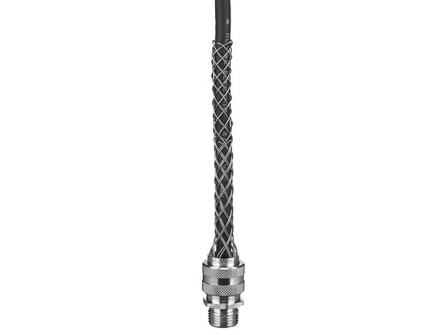 Bryant Straight Male Deluxe Cord Grip .187-.250 Inch 1/2 Inch With Mesh (DC1812)