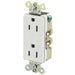 Bryant Style Duplex Receptacle 15A 125V 5-15R White (9252W)