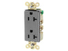 Bryant Style Duplex Receptacle 20A 125V Gray (9352GRY)