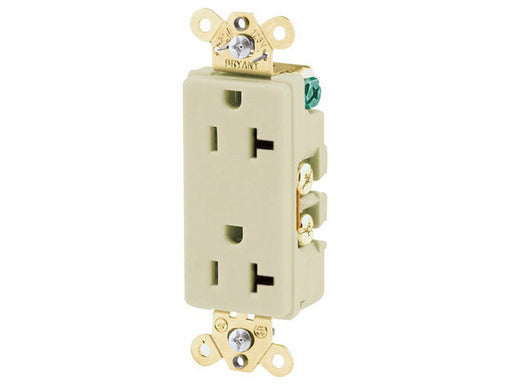 Bryant Style Duplex Receptacle 20A 125V Ivory (9352I)