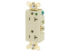 Bryant Style Duplex Receptacle Hospital Grade 20A 125V 5-15R Ivory (9300I)