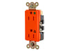 Bryant Style Receptacle Isolated Ground Hospital Grade 15A 125V 5-15R Orange (9200IG)