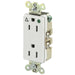 Bryant Style Receptacle Isolated Ground Hospital Grade 15A 125V 5-15R White (9200IGW)