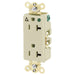 Bryant Style Receptacle Isolated Ground Hospital Grade 20A 125V 5-15R Ivory (9300IGI)