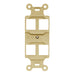 Bryant Duplex Outlet Frame 4-Port Ivory (Q106E)