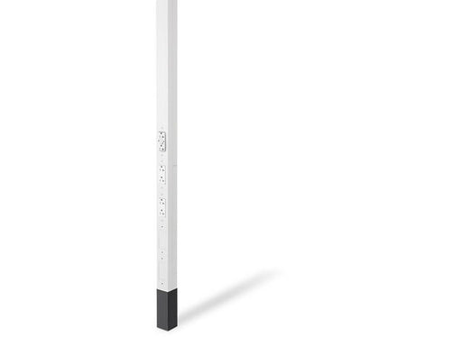 Bryant Service Pole 12 Foot 2 Inch 1 GFCI 2 Style Line Receptacles Aluminum (HBLPP12GFAL)