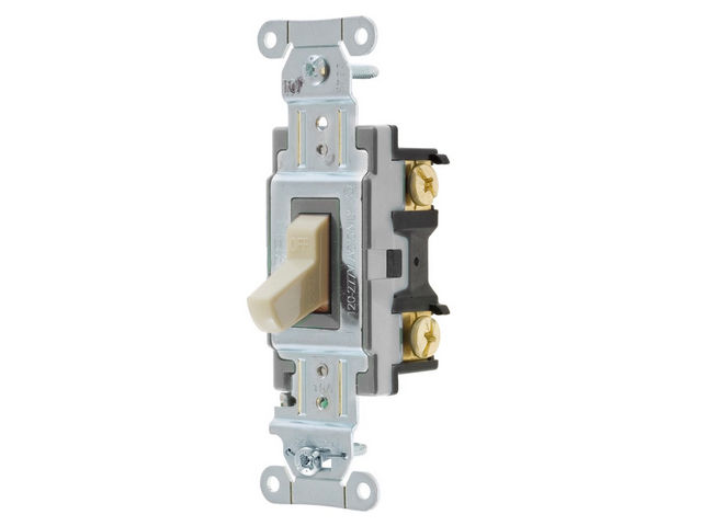 Bryant Switch Commercial Single-Pole 15A 120/277V Switch Ivory (CS115BI)