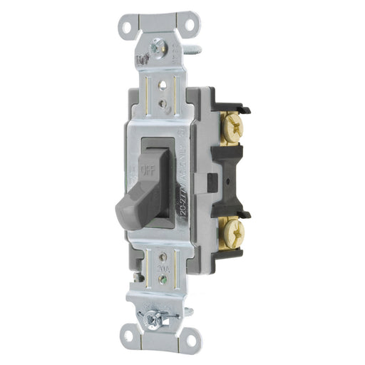 Bryant Switch Commercial Single-Pole 20A 120/277V Switch Gray (CS120BGRY)