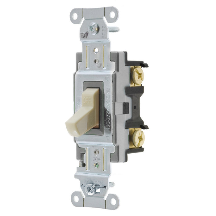 Bryant Switch Commercial Single-Pole 20A 120/277V Switch Ivory (CS120BI)