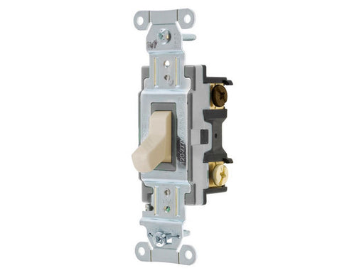 Bryant Switch Commercial 3-Way 15A 120/277V Back And Side Wired Light Almond (CSB315BLA)