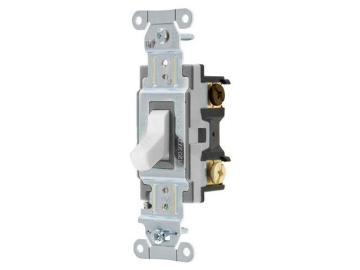 Bryant Switch Commercial 3-Way 15A 120/277V Back And Side Wired White (CSB315BW)