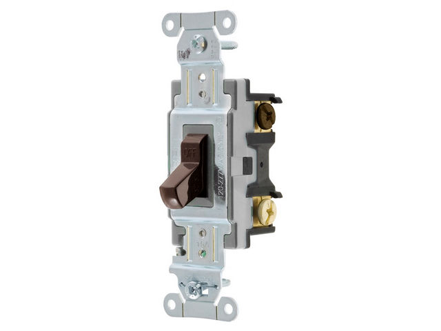 Bryant Switch Commercial 3W 15A 120/277V Switch Brown (CS315B)