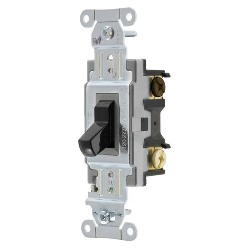 Bryant Switch Commercial 4-Way 20A 120/277V Back And Side Wired Brown (CSB420BBLK)