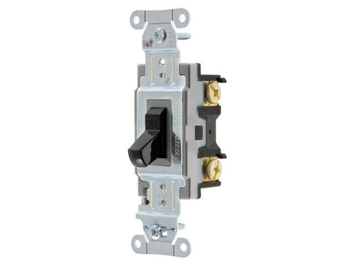 Bryant Switch Commercial Double-Pole 15A 120/277V Back And Side Wired Black (CSB215BBLK)